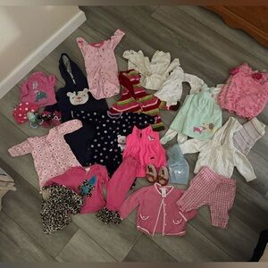 Girls 0-6 month bundle. Janie and Jack. Oh baby. Mud pie. Carters